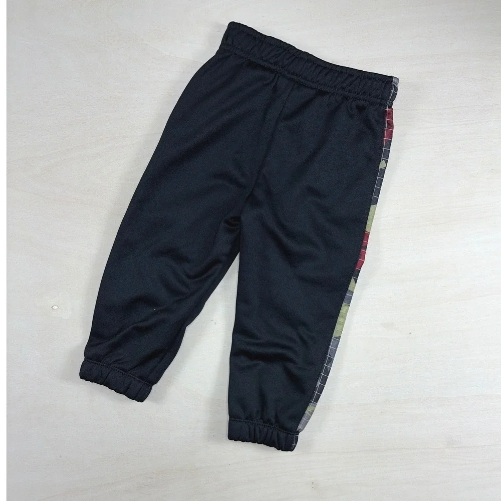 Nike Russell Wilson RW3 Toddler Joggers Black Camo Grid Pants 18M 0055-023